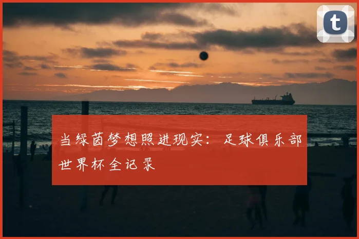 当绿茵梦想照进现实：足球俱乐部世界杯全记录